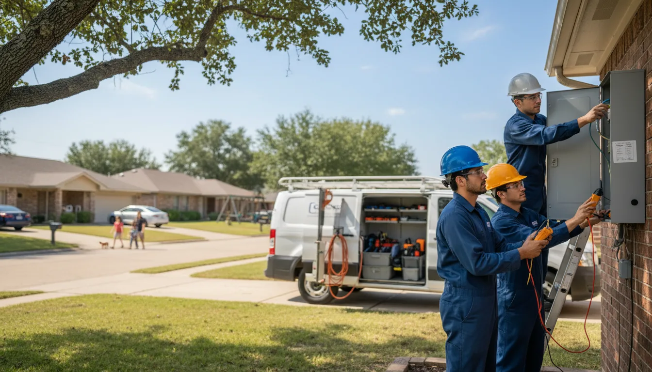 Certified electrician providing emergency electrical services in Borden, IN